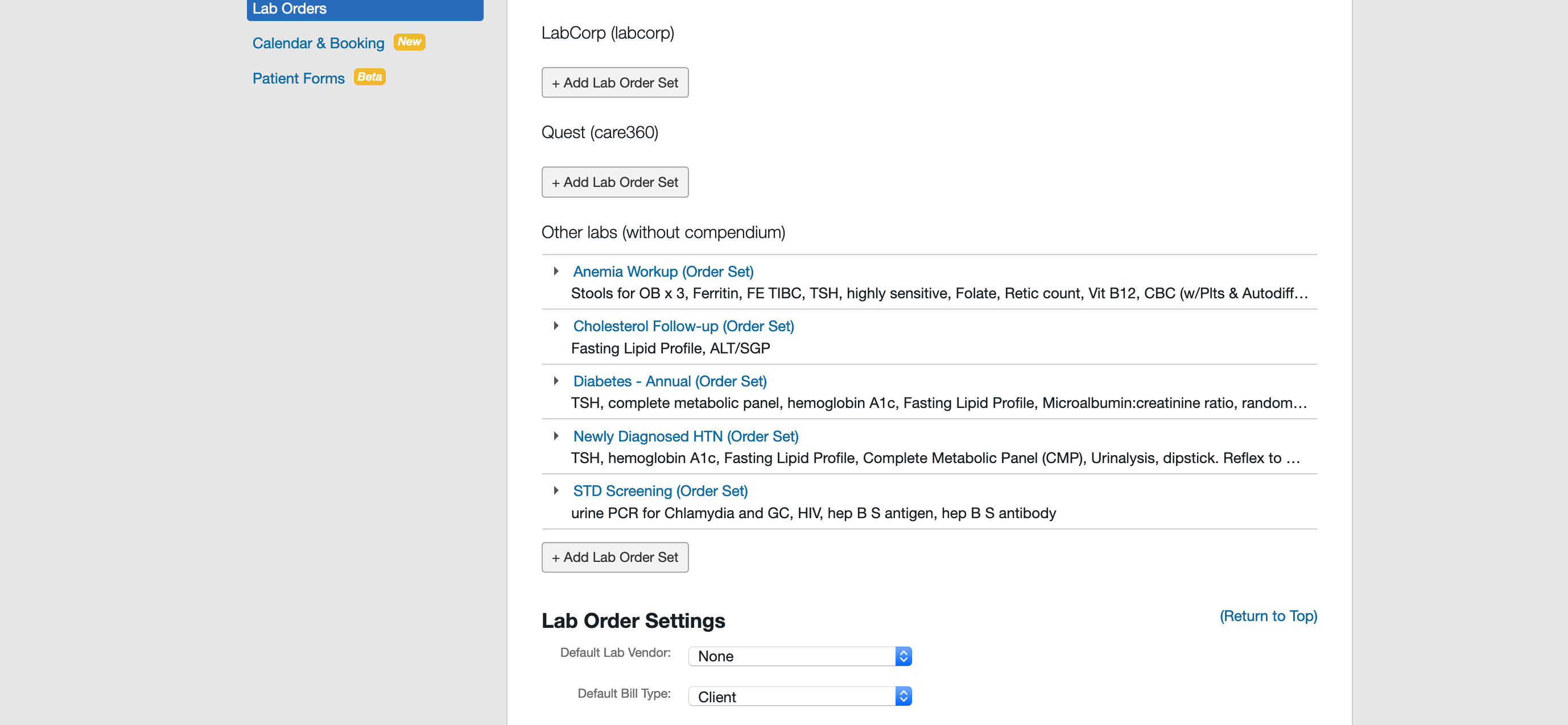 Eordering With Labcorp