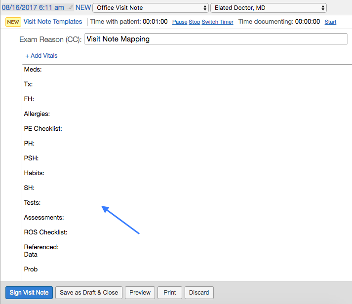 Visit Note Templates Guide