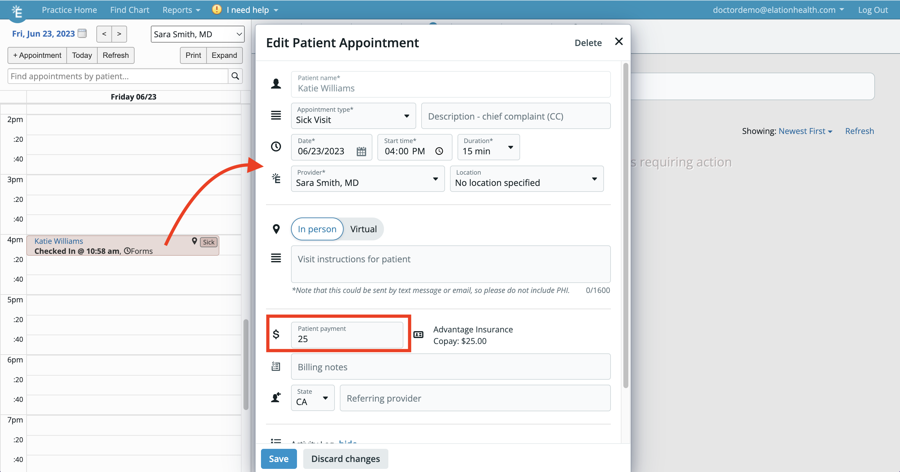 Billing Guide Recording payments from patients